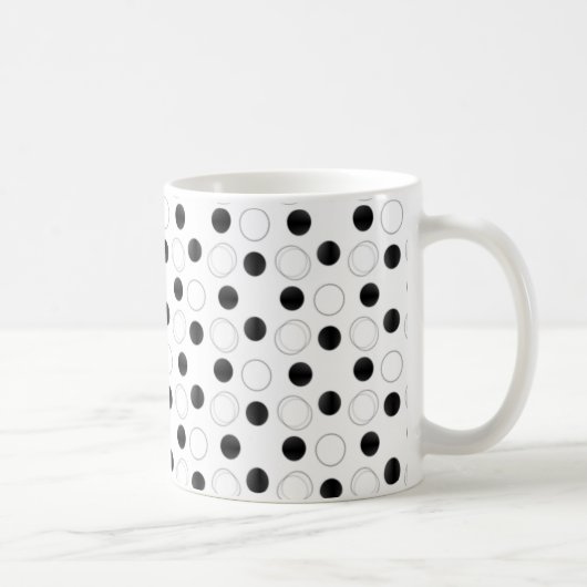 Mug Uptown Bliss Mug, noir et blanc (Droite)