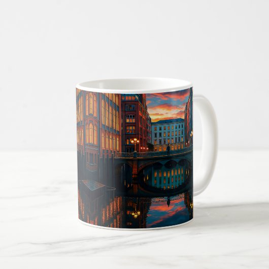 Mug Urban Bridge Reflection Calm (Devant droit)