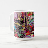 Mug – Urban Fractals Koffiemok (Voorkant links)