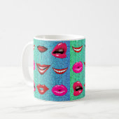 Mug Urban Funky Hip Cool Lips Motif (Devant gauche)