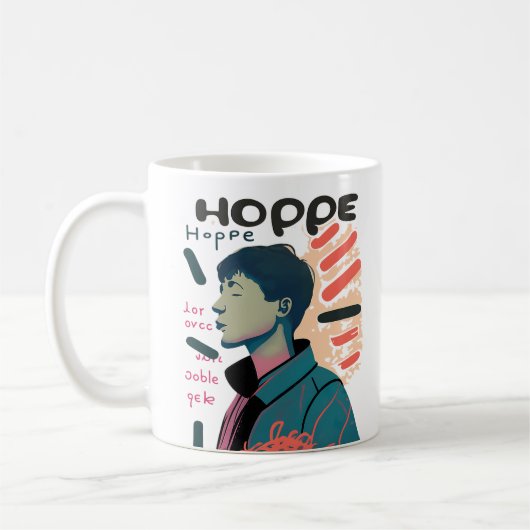 Mug Urban Hope - Abstract Portrait Illustration (Gauche)