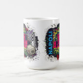 Mug Urban Neon Graffiti Napoli Castle (Centre)