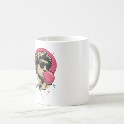 Mug Urban Retro David — Bubblegum Pop Statue (Devant droit)