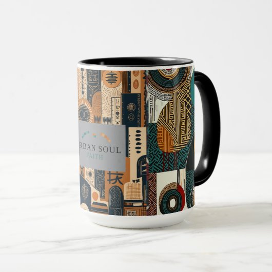 Mug Urban Soul Patterns (Devant droit)