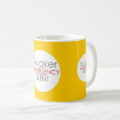 Mug Urgence de quaker (Devant droit)