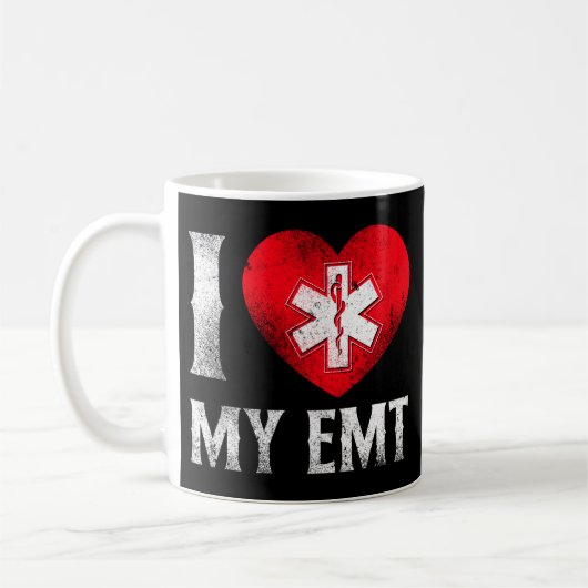 Mug Urgence EMS J'aime mon EMT (Gauche)