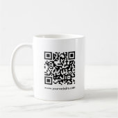 Mug Url Modèle de l'URL du site Web de numérisation de (Gauche)