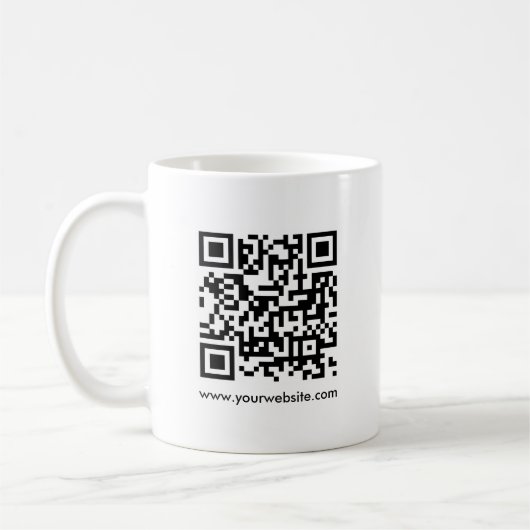Mug Url Modèle de l'URL du site Web de numérisation de (Gauche)