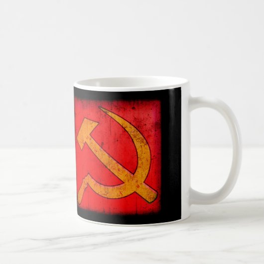 Mug URSS : Le marteau du communisme et la faucille du (Droite)