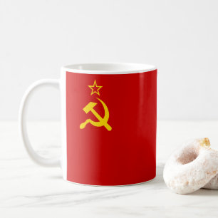 Mug URSS Union soviétique Faucille et marteau communis