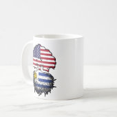 Mug Uruguay Amérique uruguayenne drapeau des racines d (Devant gauche)