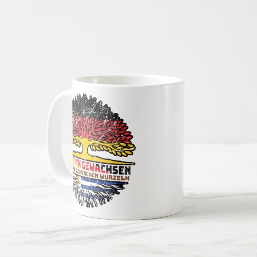 Mug Uruguay Deutsch Deutschland Baum (Devant gauche)