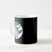 Mug Uruguay Flag Shark Funny Uruguayan (Devant gauche)