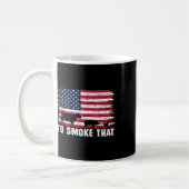 Mug Us Drapeau Id Fumer Que Drôle Patriotique Barbecue (Gauche)