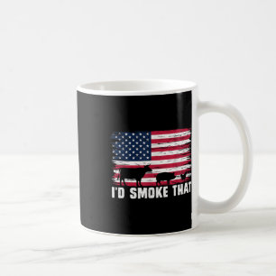 Mug Us Drapeau Id Fumer Que Drôle Patriotique Barbecue