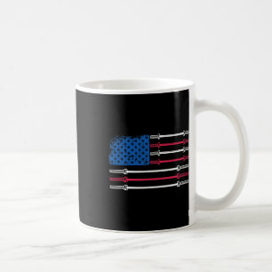 Mug Us Drapeau Poids Barbell Patriotic Love Fitne