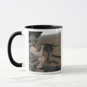 Mug US Marine test feu une mitrailleuse lourde M240 (Gauche)