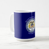 Mug US Merchant Marine Academy Blue Water Vétérinaire (Devant gauche)