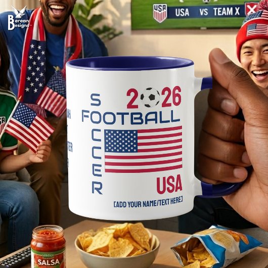 Mug US Soccer Custom 2026 TOUTE ANNÉE