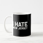 Mug Us State Souvenir I Hate New Jersey V-neck (Gauche)
