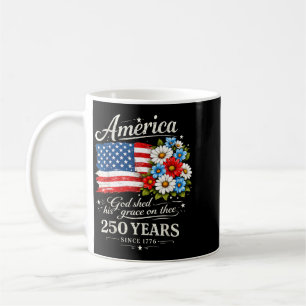 Mug Usa 250 Ans Aamerica Fleur Fête d'anniversaire Pat