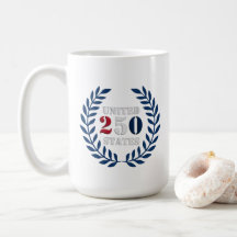 Mug USA 250 motif feuille/cœur