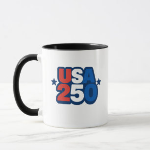 Mug USA 250e anniversaire 1776-2026 Patriotique Améric