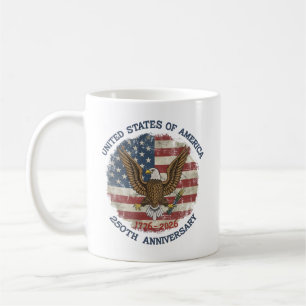 Mug USA 250e anniversaire Aigle royal 1776-2026 Patrim