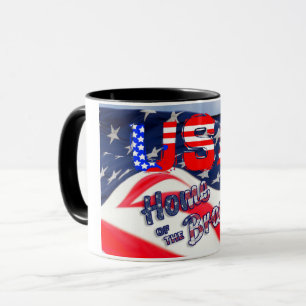 Mug USA Accueil du Brave Flag