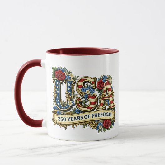 Mug USA America's 250th Anniversary (Gauche)