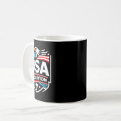 Mug Usa Badminton (Devant gauche)
