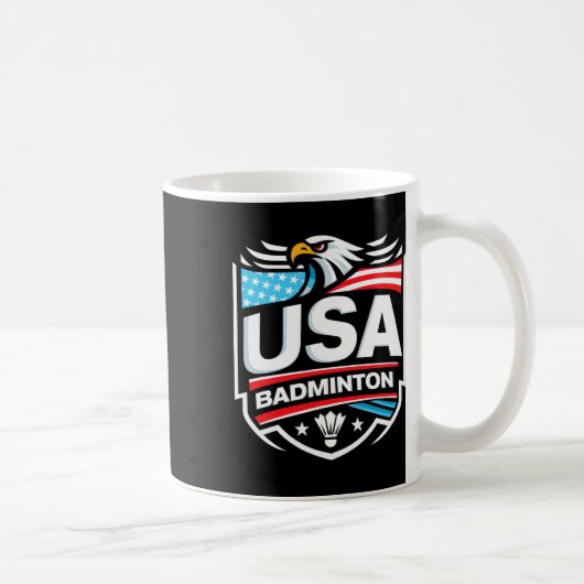 Mug Usa Badminton (Droite)