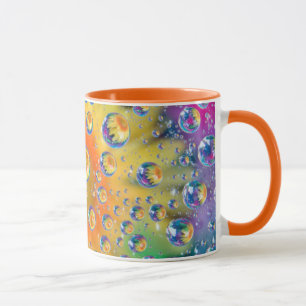 Mug USA, Colorado, Lafayette. Bulles d'eau sur verre 2
