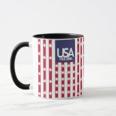MUG USA/EEUU FREE STARS FLAG BY MASANSER PIXELAT (Gauche)
