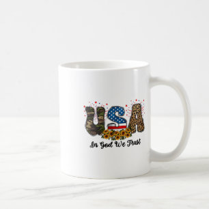 Mug Usa En Dieu Nous Faisons Confiance À L'Amérique Dr