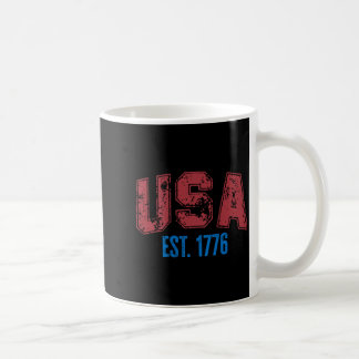 Mug USA EST 1776 Patriotique Fête de l'Indépendance Vi