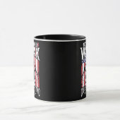 Mug USA Flag Coalminer Charbon Miner Charbon Mines  (Centre)