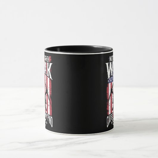 Mug USA Flag Coalminer Charbon Miner Charbon Mines  (Centre)