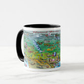 Mug USA Fun Map (Devant gauche)