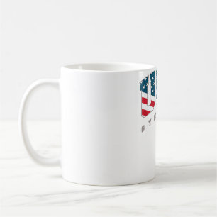 Mug USA Gymnasts Flag Team Support Athlete Gymnastique