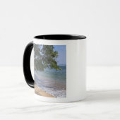 Mug USA, Hawaï, Kauai, plage pittoresque. RF) (Devant gauche)