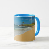 Mug USA, Hawaï, Molokai Island, Three Mile Beach (Devant droit)