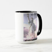 Mug USA Is Worth Saving Lady Liberty Democracy Freedom (Devant droit)