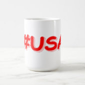 Mug "#USA" Joli design. Commandez dès maintenant (Centre)