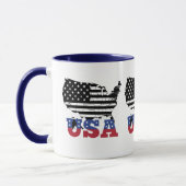 Mug "USA Map Ceramic Mug" (Gauche)