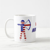 Mug USA Patriotic Archery (Gauche)