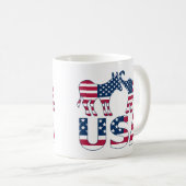 Mug USA Politique démocrate républicaine Donkey Elepha (Devant droit)