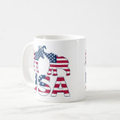 Mug USA Politique démocrate républicaine Donkey Elepha (Devant gauche)