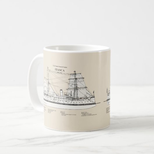 Mug USCG Cutter Itasca - SBD (Devant gauche)
