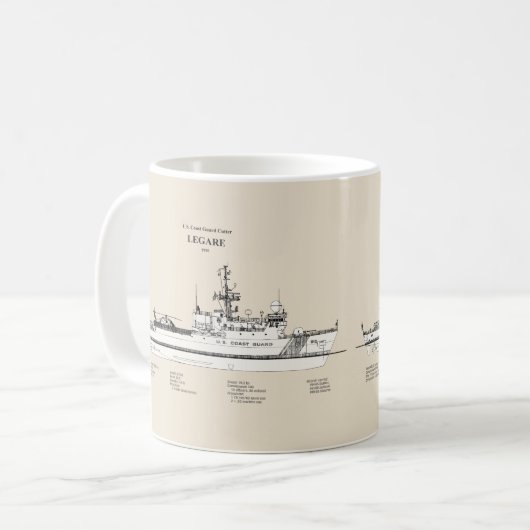 Mug USCG Legare wmec-912 - SBD (Devant gauche)
